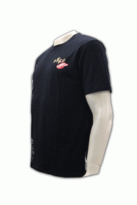 T201 訂做團體tee    團體t-shirt印製  團體tee設計  T恤供應商     黑色  寬大 t 恤
